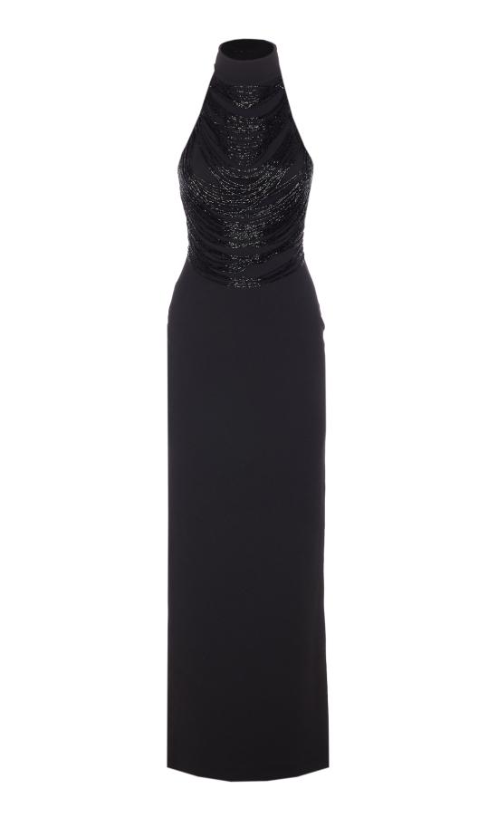 26SS 솔러스런던 미디 원피스 OS46011 BLACK Black