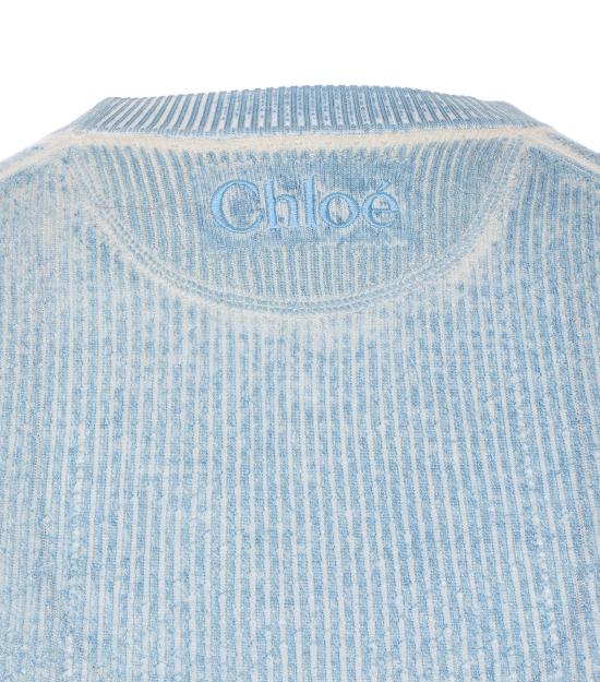 26SS 끌로에 반팔 티셔츠 26SMP25510 40S Blue - CHLOE