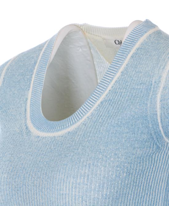 26SS 끌로에 반팔 티셔츠 26SMP25510 40S Blue - CHLOE