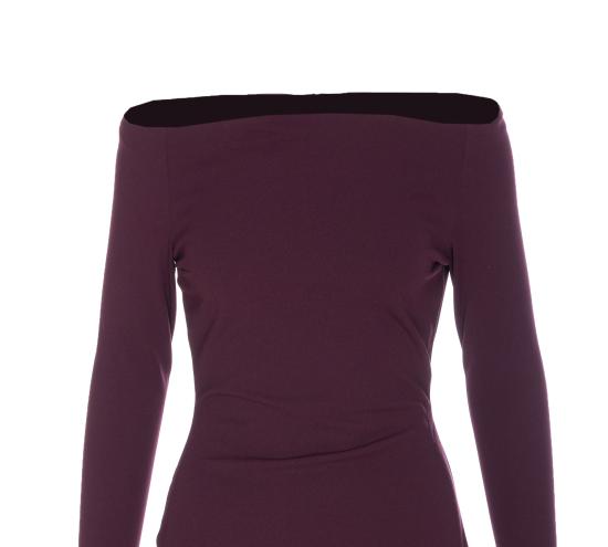 26SS 솔러스런던 미디 원피스 OS46053 PLUM Red - SOLACE LONDON