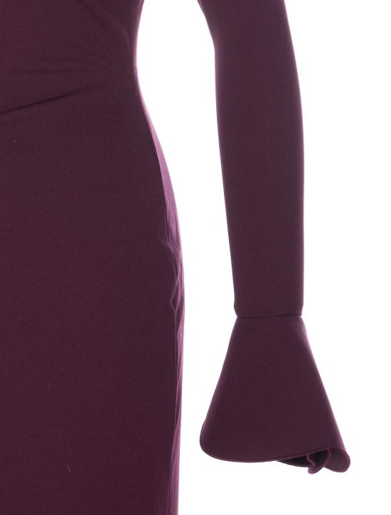 26SS 솔러스런던 미디 원피스 OS46053 PLUM Red - SOLACE LONDON