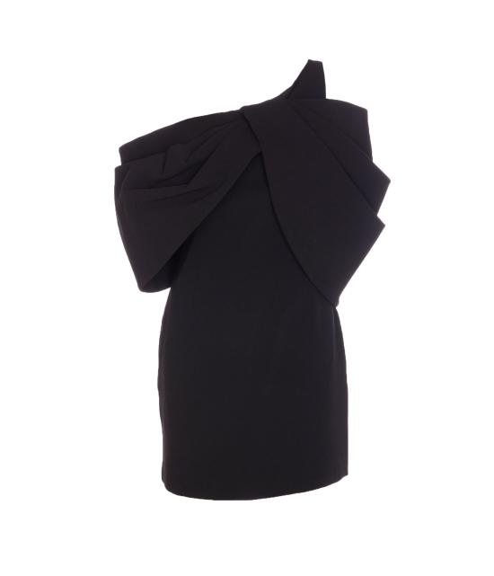 26SS 솔러스런던 미디 원피스 OS46006 BLACK Black