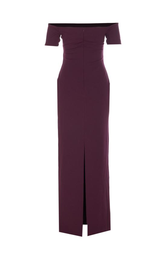 26SS 솔러스런던 미디 원피스 OS46026 PLUM Red - SOLACE LONDON