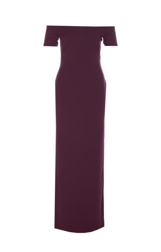 26SS 솔러스런던 미디 원피스 OS46026 PLUM Red