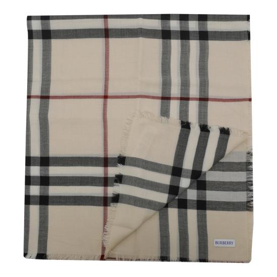 26SS 버버리 체크 울 스카프 8090720 A1450 Beige