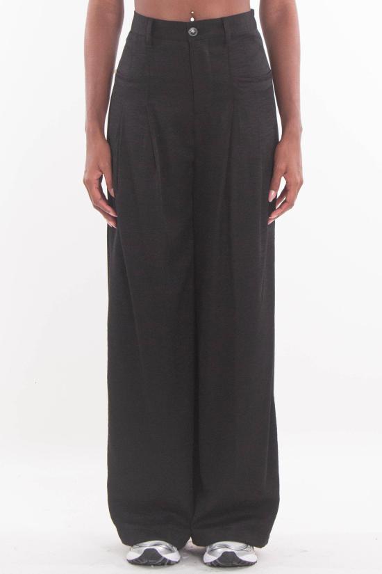 25FW 화이트샌드 스트레이트 팬츠 25WSD18 372 999 Black