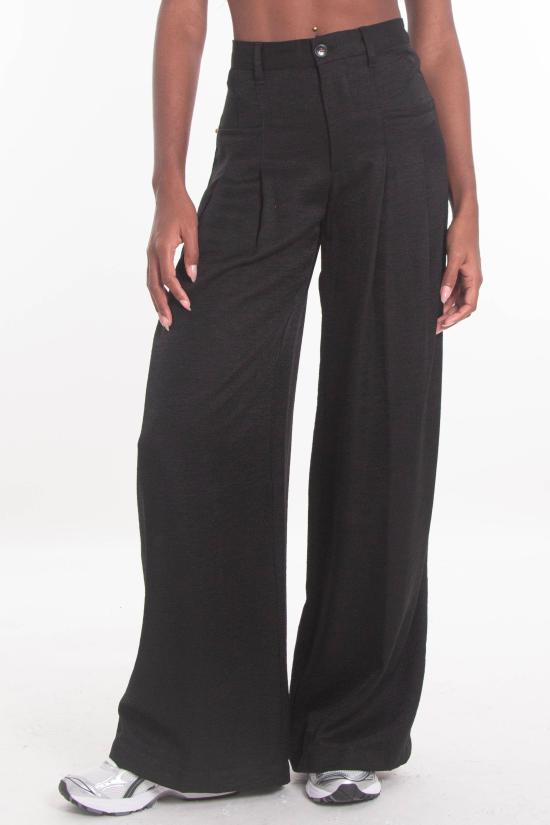 25FW 화이트샌드 스트레이트 팬츠 25WSD18 372 999 Black - WHITE SAND