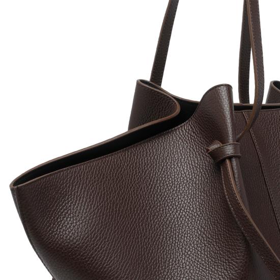 26SS 유제피 숄더백 LARGE MOCHI PEBBLE GRAIN LEATHERL038 Brown - YUZEFI