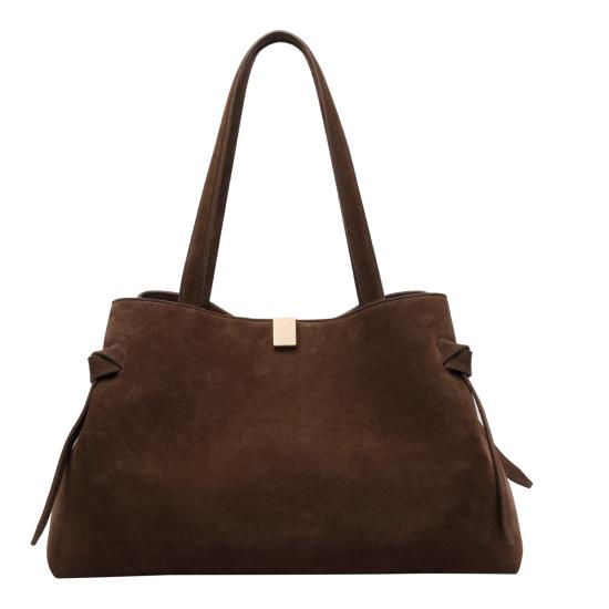 26SS 유제피 숄더백 GYOZA TOTE SUEDES004 Brown