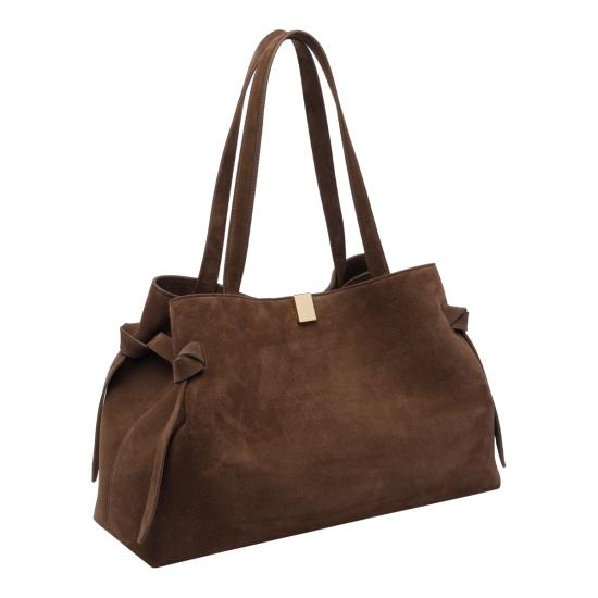 26SS 유제피 숄더백 GYOZA TOTE SUEDES004 Brown - YUZEFI