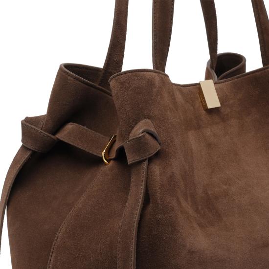 26SS 유제피 숄더백 GYOZA TOTE SUEDES004 Brown - YUZEFI