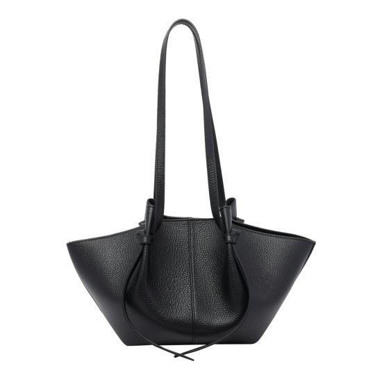 26SS 유제피 숄더백 MOCHI PEBBLE GRAIN LEATHERL034 Black - YUZEFI