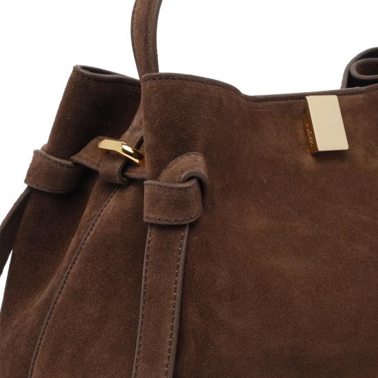 26SS 유제피 토트백 GYOZA SUEDES004 Brown - YUZEFI