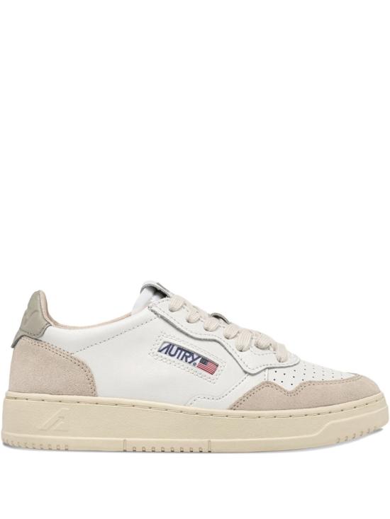 26SS 오트리 메달리스트 로우 스니커즈 AULM LS14 White