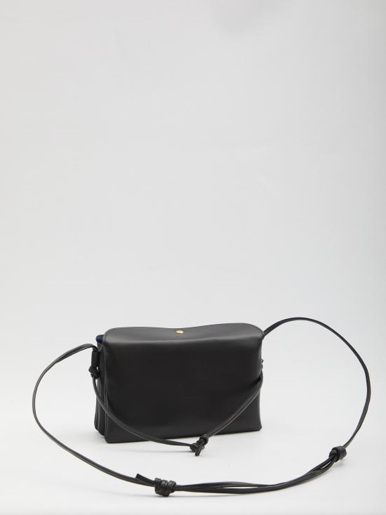 26SS 셀린느 트리오 플랩백 스무스 램스킨 10P862O86 BLACK - CELINE