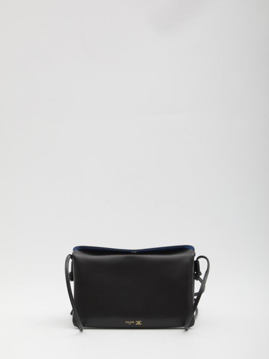 26SS 셀린느 트리오 플랩백 스무스 램스킨 10P862O86 BLACK