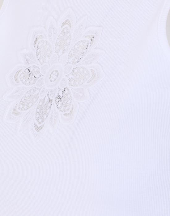 26SS 트윈셋 긴팔 티셔츠 261TP2090 00001 White - TWINSET