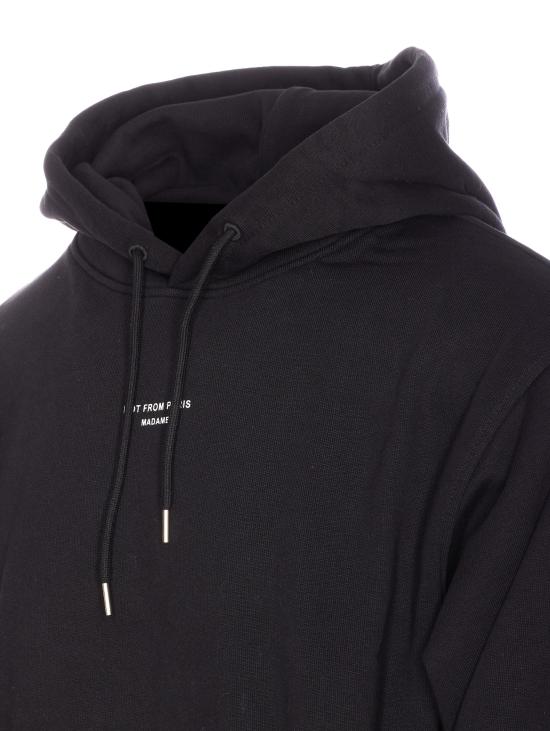 26SS 드롤드무슈 긴팔 티셔츠 HO161 CO127BL Black - DROLE DE MONSIEUR