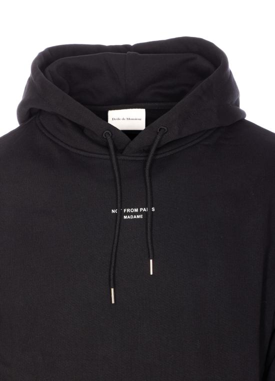 26SS 드롤드무슈 긴팔 티셔츠 HO161 CO127BL Black - DROLE DE MONSIEUR