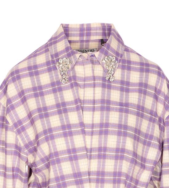 26SS 에센셜앤트워프 미디 원피스 JID J3PS Purple - ESSENTIEL ANTWERP