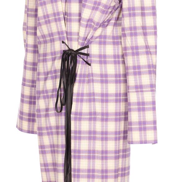 26SS 에센셜앤트워프 미디 원피스 JID J3PS Purple - ESSENTIEL ANTWERP