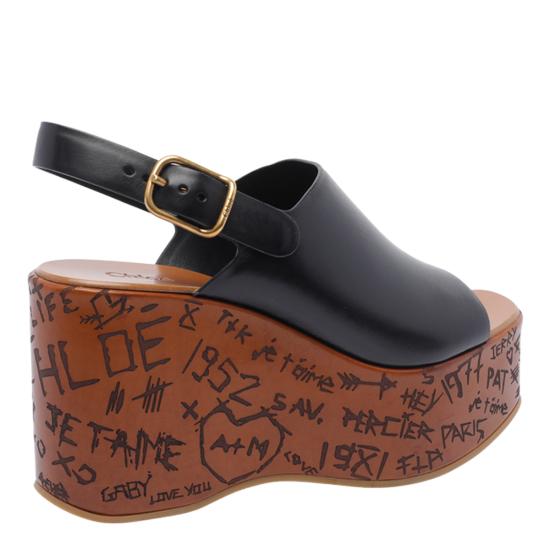 26SS 끌로에 샌들 C25U10GLU 001 Black - CHLOE