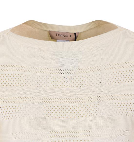 26SS 트윈셋 반팔 티셔츠 261TP3082 00059 White - TWINSET