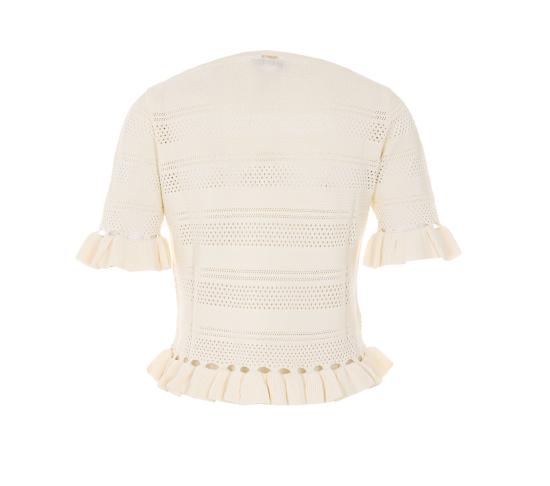 26SS 트윈셋 반팔 티셔츠 261TP3082 00059 White - TWINSET