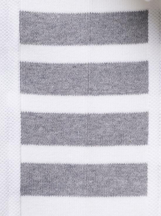 26SS 톰브라운 클래식 피케 4바 티 MJS123A00050100 White - THOM BROWNE