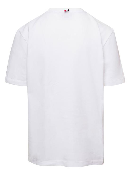 26SS 톰브라운 클래식 피케 4바 티 MJS123A00050100 White - THOM BROWNE