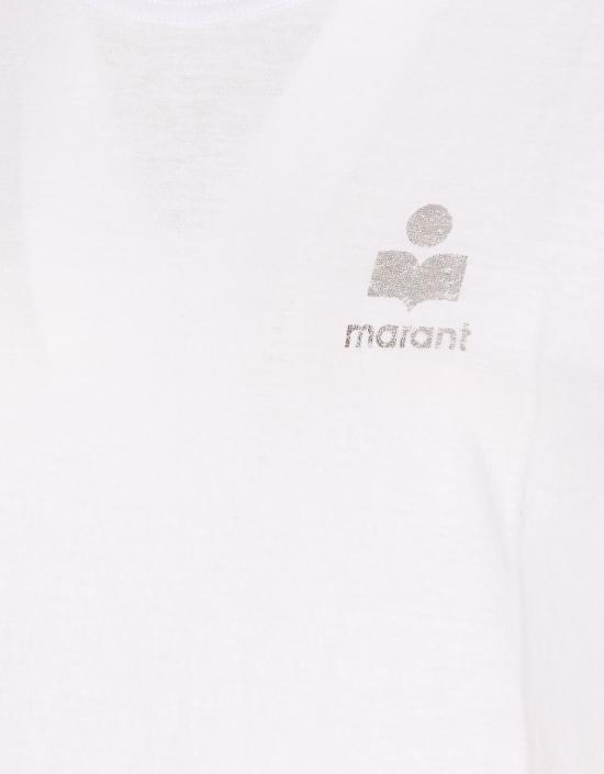 26SS 이자벨마랑에뚜왈 반팔 티셔츠 TS0315FB A1N10E20WH White - ISABEL MARANT ETOILE