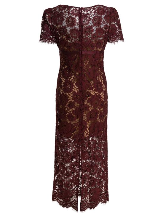 25FW 셀프 포트레이트 원피스 AW25 096M BUBURGUNDY Bordeaux - SELF PORTRAIT