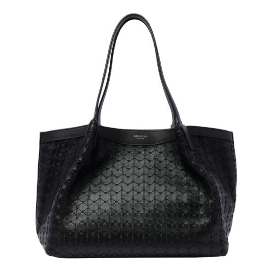 26SS 세라피안 숄더백 SRMOSWLL684532A 001 Black
