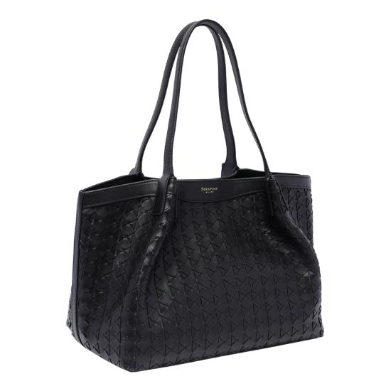 26SS 세라피안 숄더백 SRMOSWLL684532A 001 Black - SERAPIAN