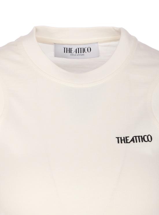 26SS 디 아티코 반팔 티셔츠 260WCN00003 JJJ025AA001 White - THE ATTICO