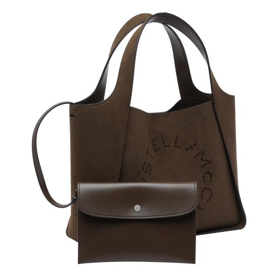 26SS 스텔라 맥카트니 로고 크로스바디 토트백 513860 WP05472017 Brown - STELLA MCCARTNEY