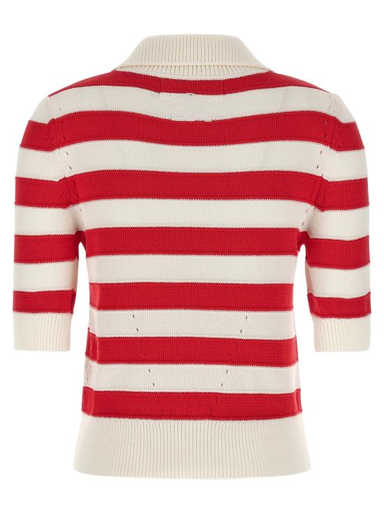 26SS 에르마노 설비노 폴로 티셔츠 D485L332IFDA4806 Red - ERMANNO SCERVINO