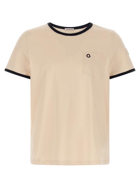 26SS 몽클레어 반팔 티셔츠 L10938C0001989AUOF07 Beige