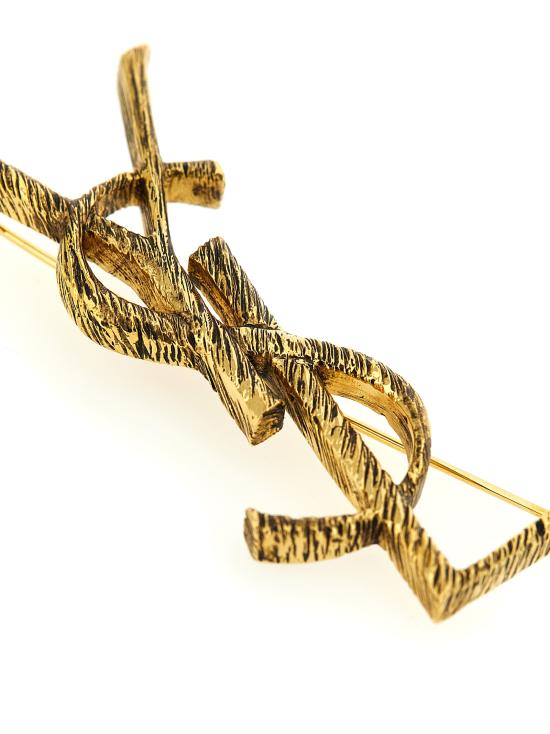 26SS 생로랑 브로치 670466Y15008069 Gold - SAINT LAURENT