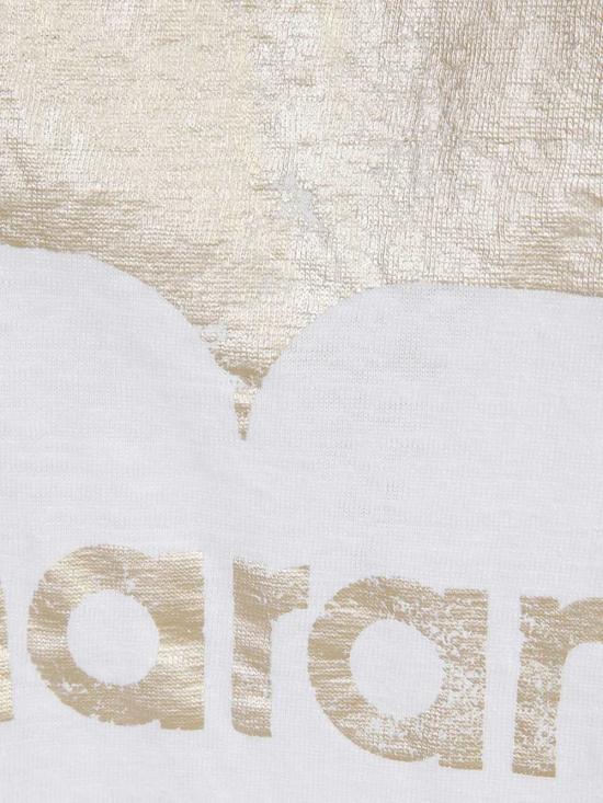 26SS 이자벨마랑에뚜왈 반팔 티셔츠 TS0001FBA1N10E WHITE LIGHT GOLD - ISABEL MARANT ETOILE