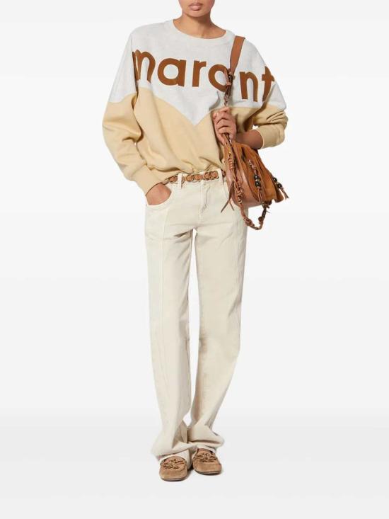 26SS 이자벨마랑에뚜왈 긴팔 티셔츠 SW0006FAA1M08E LIGHT OCHRE - ISABEL MARANT ETOILE
