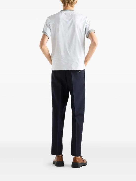 26SS 프라다 반팔 티셔츠 UJN960SOOO 1801 F0AV1 BIANCO GRIGIO - PRADA