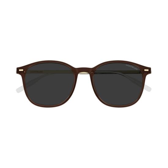  몽블랑 선글라스 MB0454SA 003 Brown - MONTBLANC