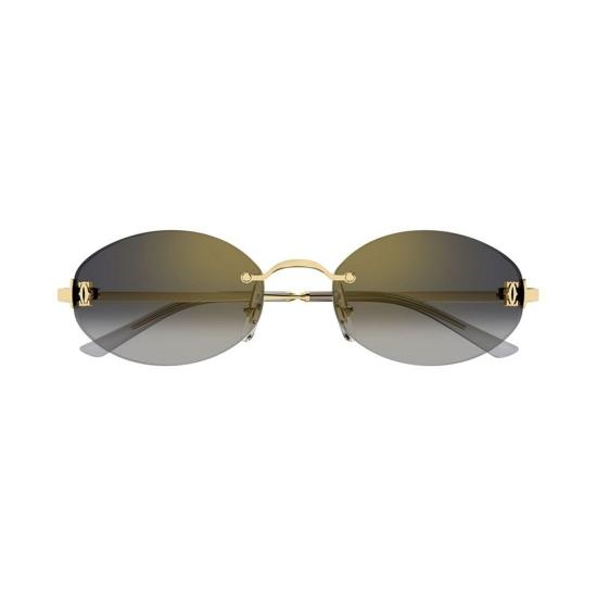  까르띠에 선글라스 CT0592S 001 Gold - CARTIER