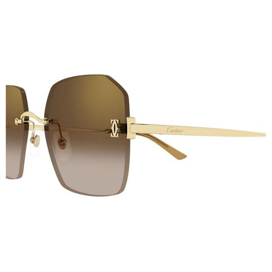  까르띠에 선글라스 CT0591S 002 Gold - CARTIER