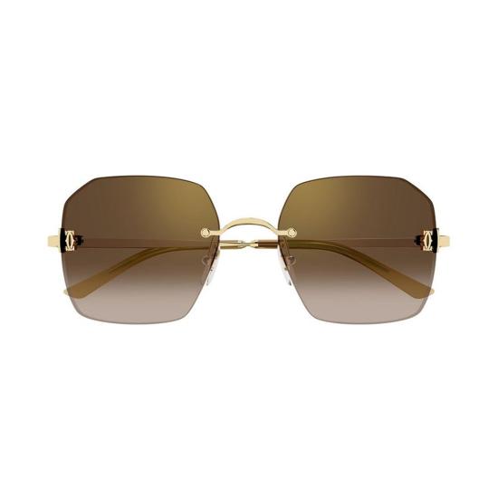  까르띠에 선글라스 CT0591S 002 Gold - CARTIER