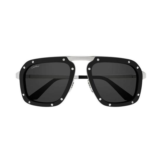  까르띠에 선글라스 CT0573S 001 Black - CARTIER