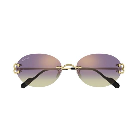  까르띠에 선글라스 CT0551S 006 Gold - CARTIER