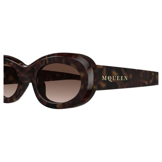  알렉산더 맥퀸 선글라스 AM0527S 002 Havana - ALEXANDER MCQUEEN