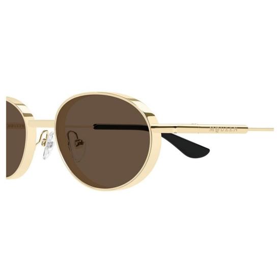  알렉산더 맥퀸 선글라스 AM0523S 002 Gold - ALEXANDER MCQUEEN